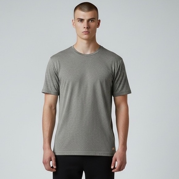 Vuori Other - Vuori Strato Tech Tee Shirt Mens XL Heather Gray Performance Short Sleeve Gym